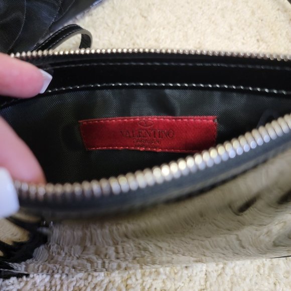 Valentino Mesh Tote with Floral Embellishment - Picture 10 of 14